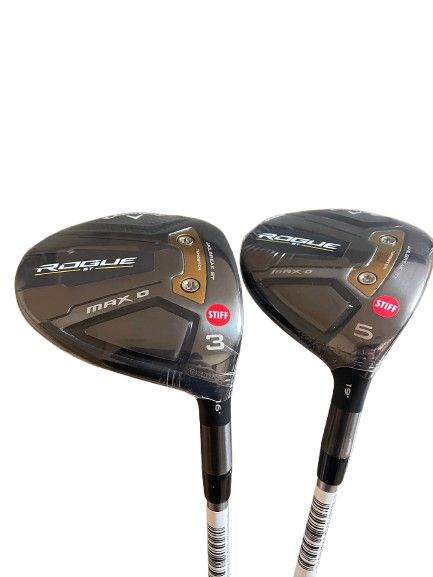 セット販売 キャロウェイ ローグ MAX D フェアウェイウッド TOUR AD UB-5 UB-6 Sシャフト 3W 5W
