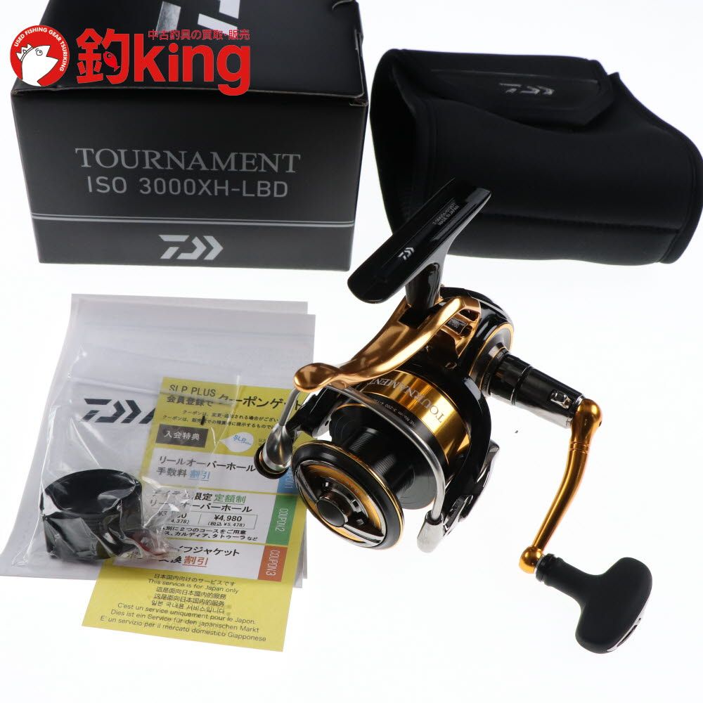 ダイワ 22TOURNAMENT ISO 3000XH-LBD新品未使用 ダイワ 22 トーナメントISO 3000XH-LBD /V283M 未使用 メジナ