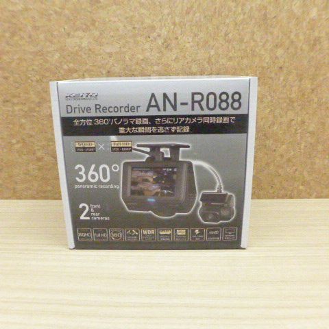 【新品・未開封】360°ドライブレコーダーAN-R088 KEIYO ドライブレコーダー AN-R088 未開封 360°ドライブレコーダーAN-R088