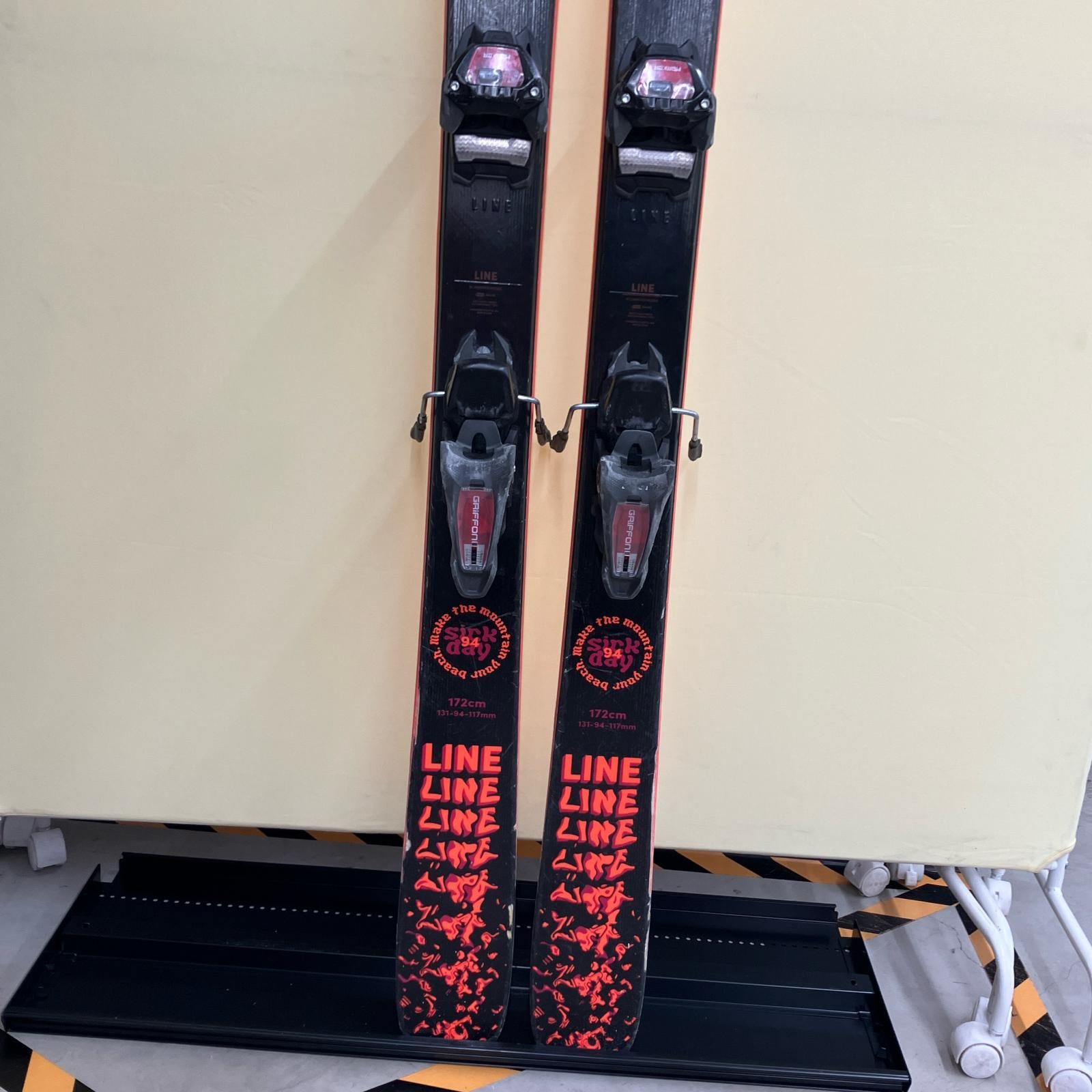 スキー板　LINE SICKDAY 94 172cm 172cm/94mm幅]LINE SICK DAY 94+ATTACK 14 GW MIX ライン フリー