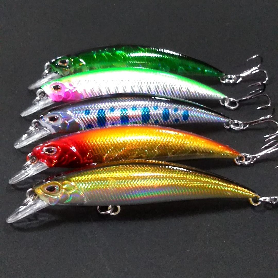 トラウトミノー 70mm 9g 5個セット シンキングトラウトミノー リュウ
