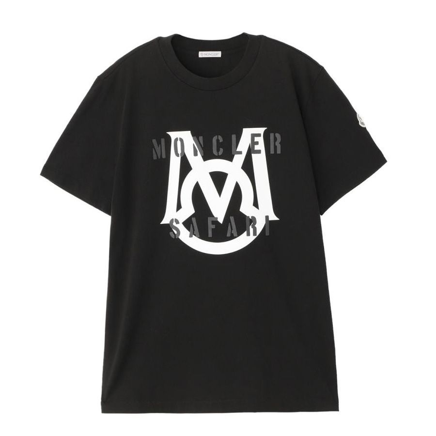 204 MONCLER モンクレール 8C00051 8390T ブラック Tシャツ カットソー 半袖