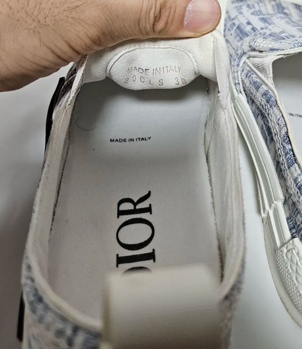 DIOR ディオール オブリーク デニム スリッポン 38 サイズ 245 250 KIN-KAAI_COM