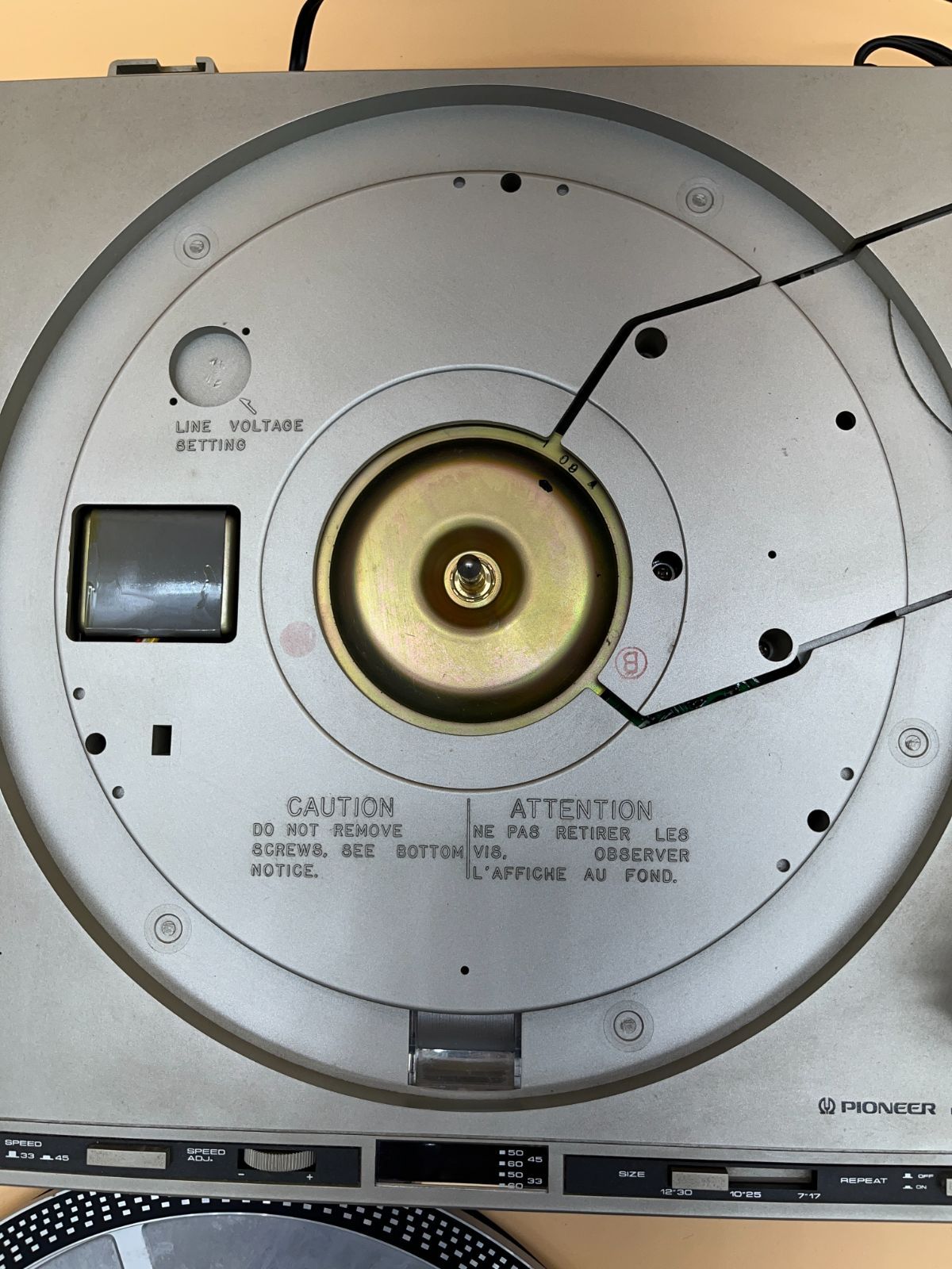 昭和レトロ】レコードプレイヤー パイオニア ジャンク品