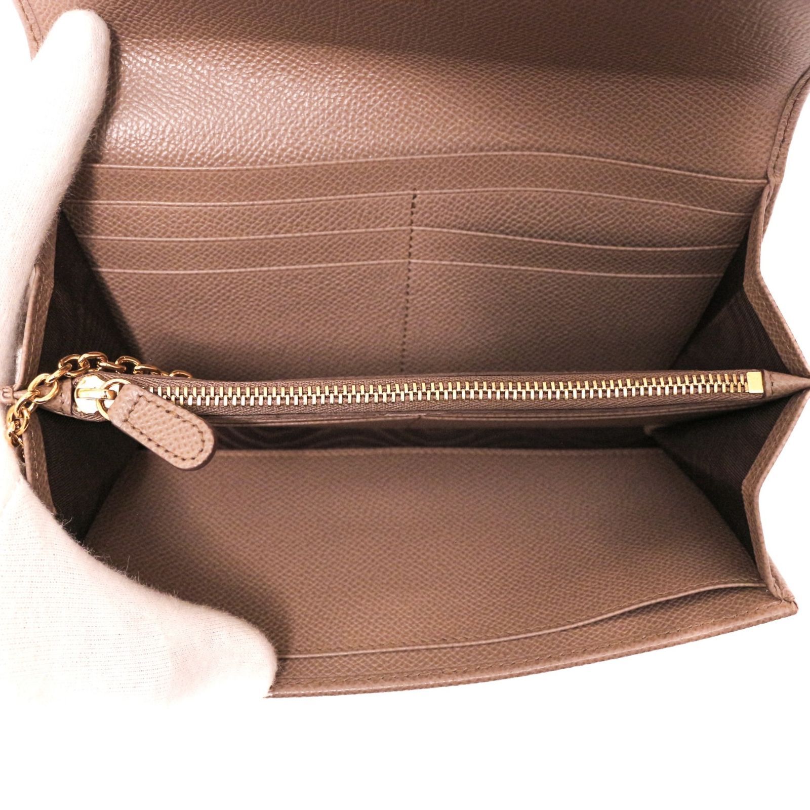 サルヴァトーレ フェラガモ 22 D150 ガンチーニ GANCINI ホック 長財布  