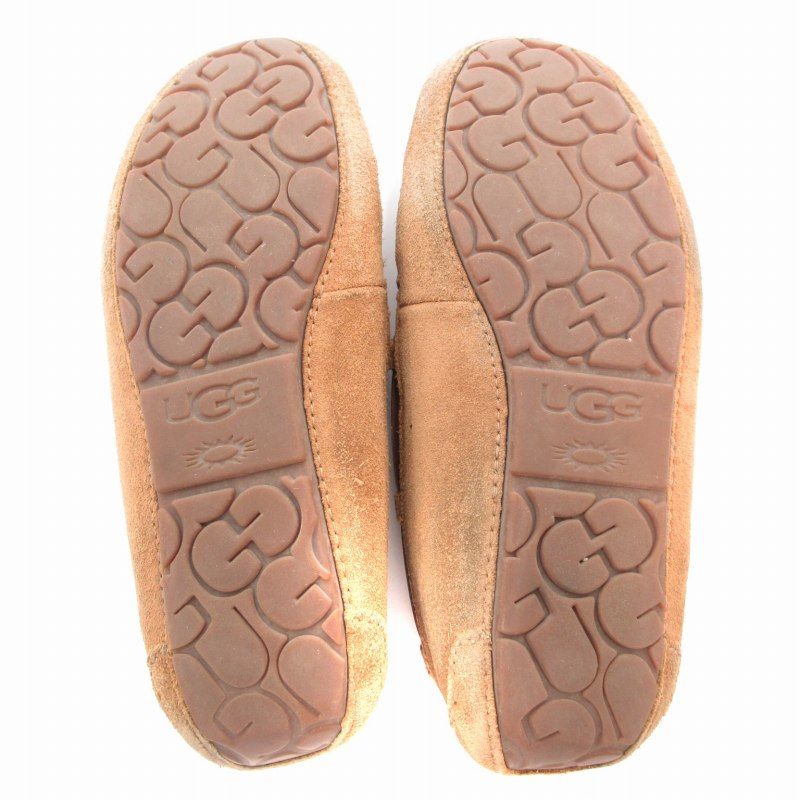 ★本日限定価格★新品★UGG ムートン　ローファー　モカシン　アグ アグ UGG モカシンシューズ ローファー ムートン 茶 ブラウン