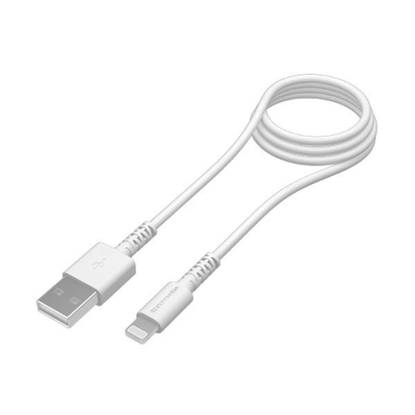 まとめ 多摩電子工業LTNケーブル 抗菌 ホワイト 1.0m TH136L10QW 1本 ×3セット