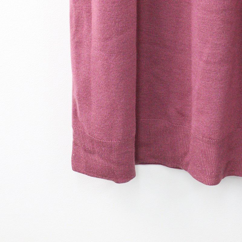 定価3.6万 アナイ ANAYI ウール ハイネックニットワンピース 38/ピンク