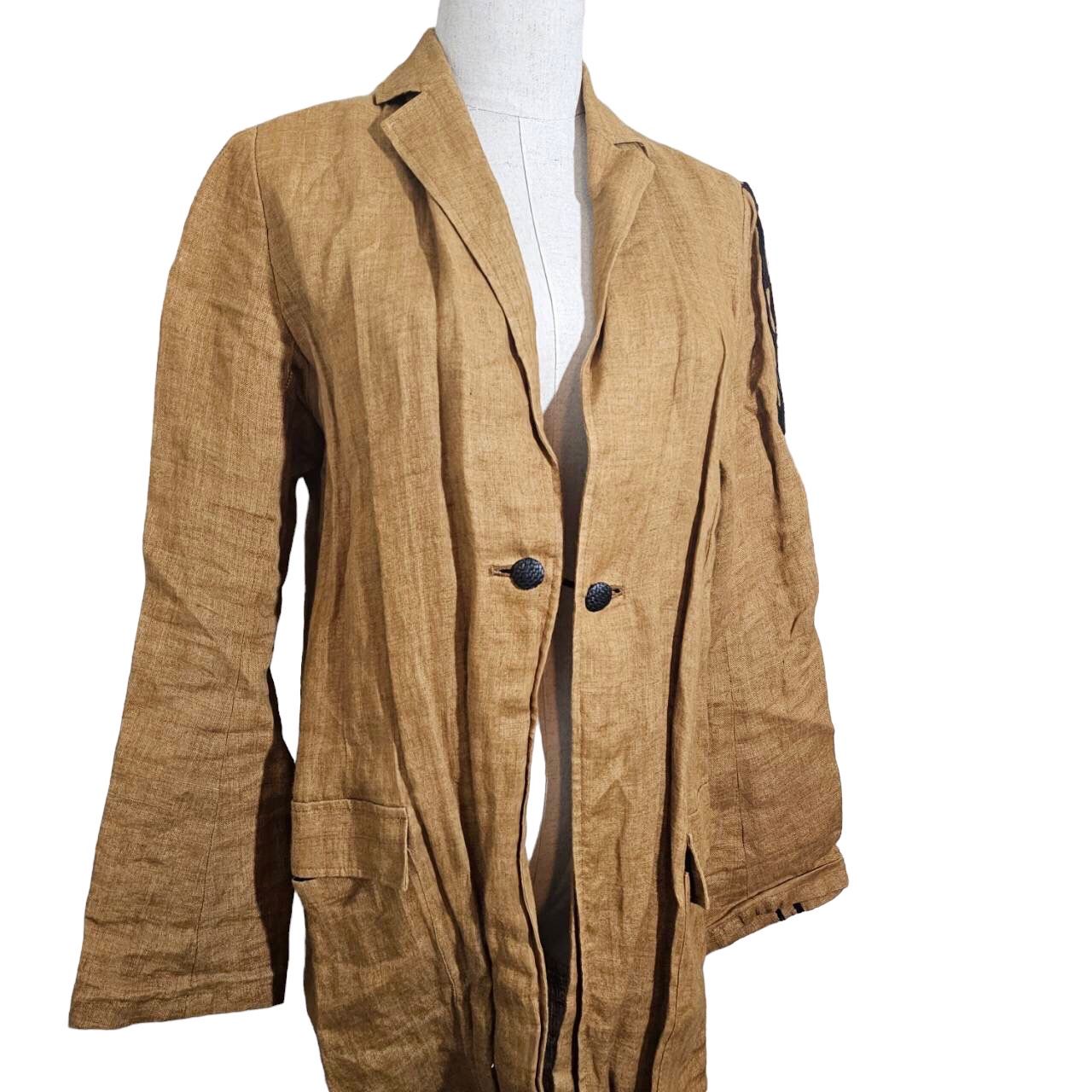 Tabrik(タブリク) リネンロングコート/ガウン/羽織 SIZE FREE ベージュ  