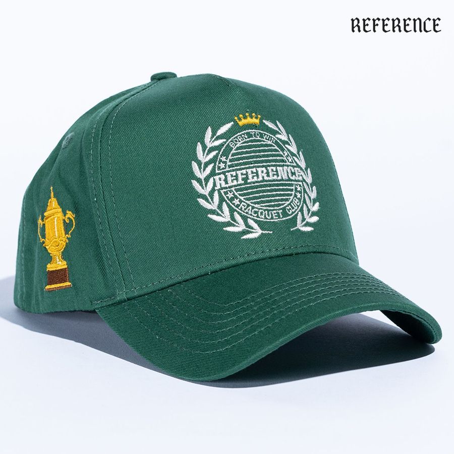 REFERENCE RACQUET CLUB SNAPBACK CAP GREEN リファレンス 通販 キャップ 帽子 スナップバック ベースボールキャップ ロゴ