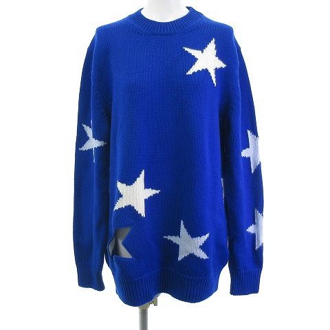 ジバンシィ GIVENCHY 美品 ニット セーター 星柄 スター柄 総柄 