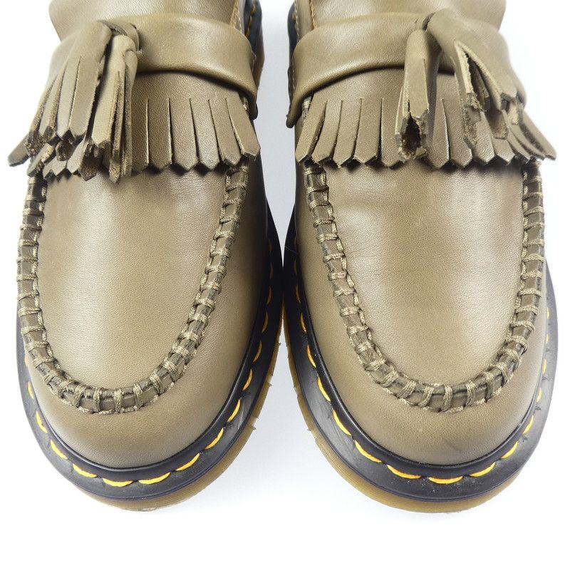 DR. MARTENS ドクターマーチン オリーブ ローファー ドクターマーチン
