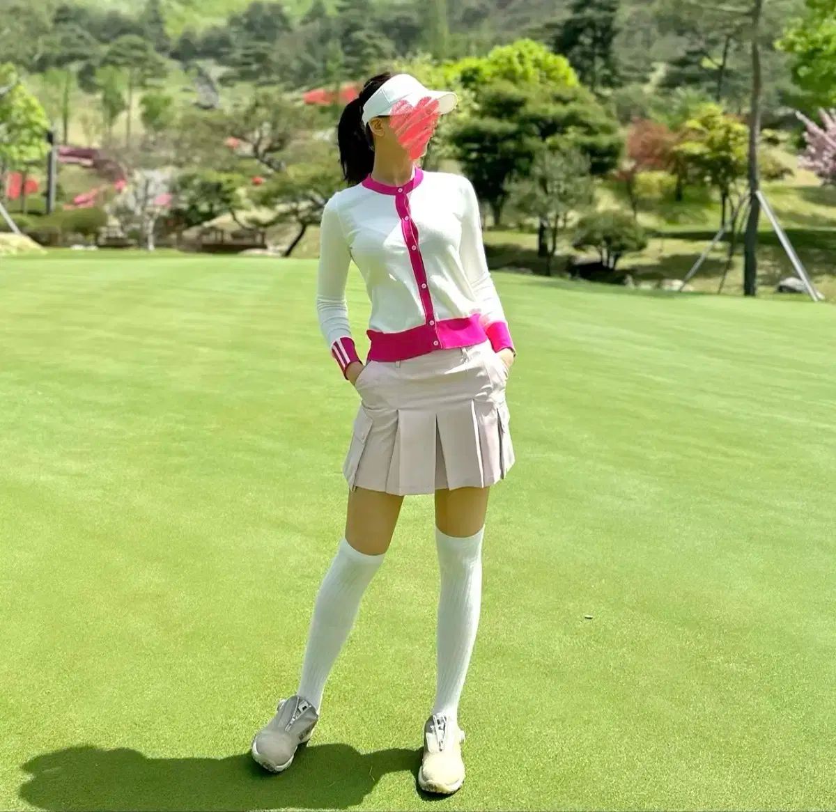 G FORE ジーフォア ラウンド セーター カーディガン