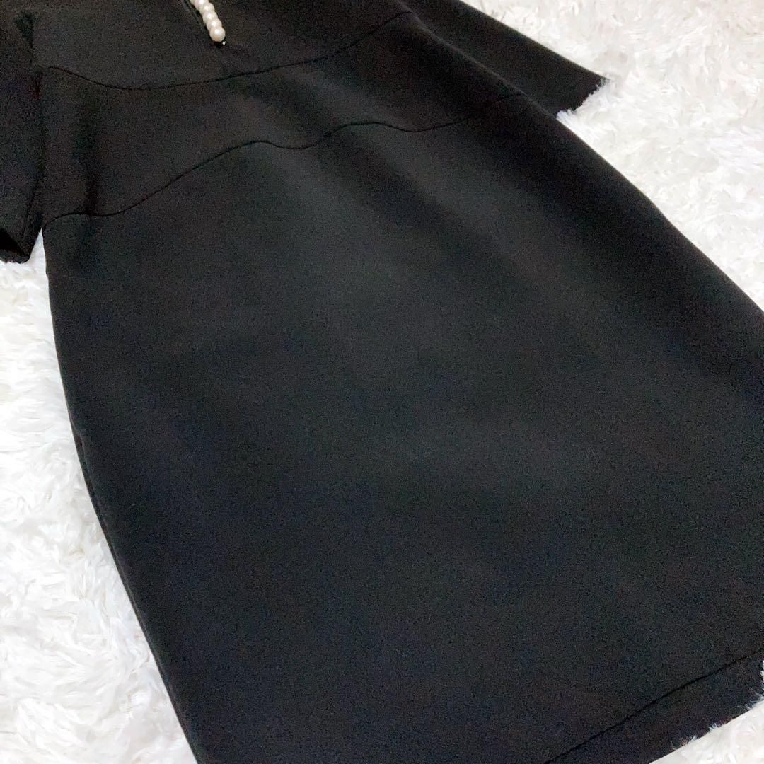 【極美品】YOKOCHAN フェイクパールワンピース 36 黒 極美品】YOKOCHAN フェイクパールワンピース 36 黒 - メルカリ