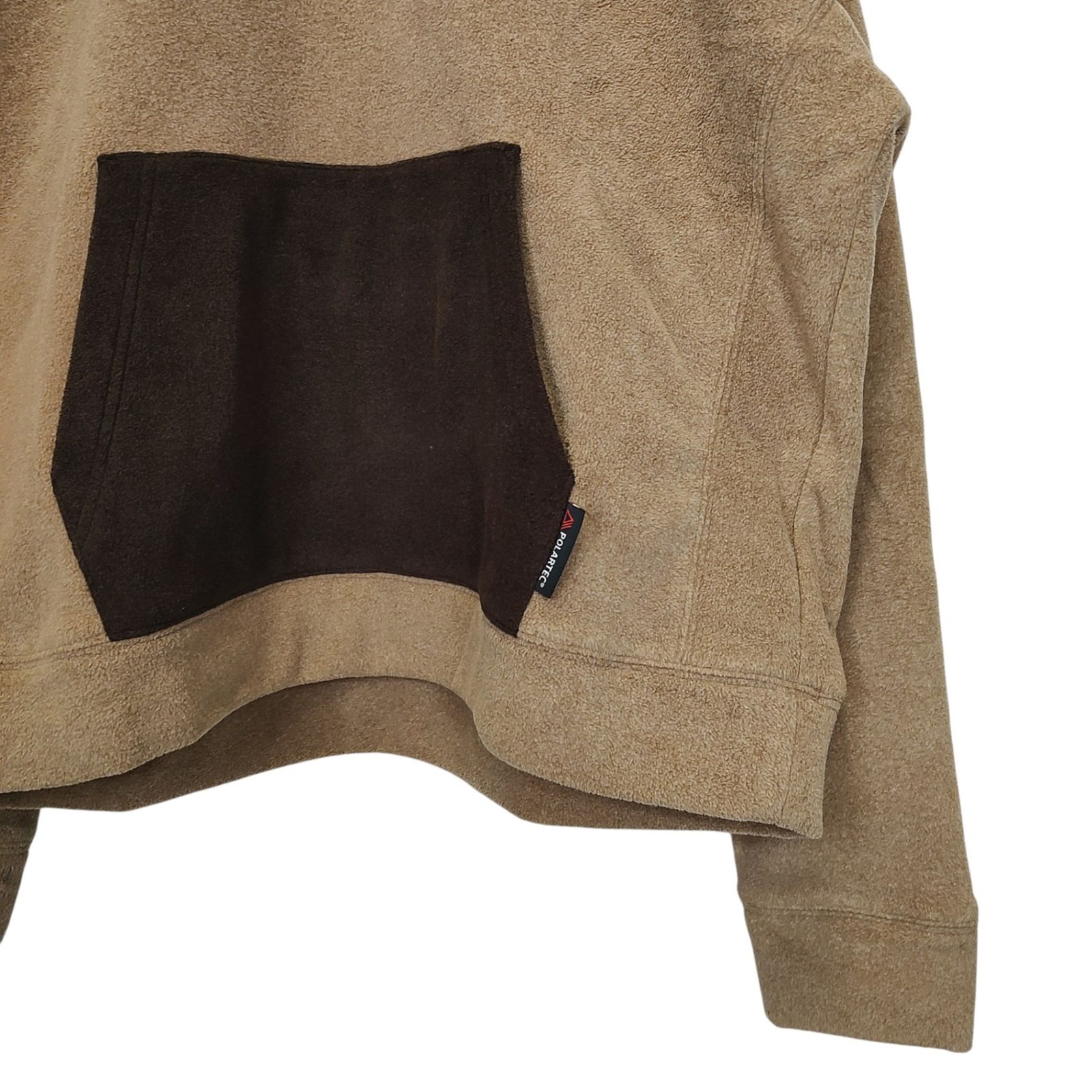 【新作】 1PIU1UGUALE3 GOLF ウノピゥウノウグァーレトレ ゴルフ FLEECE PARKER フリース プルオーバー パーカー GRB117 POE517 7 XXL ブラウン メンズ