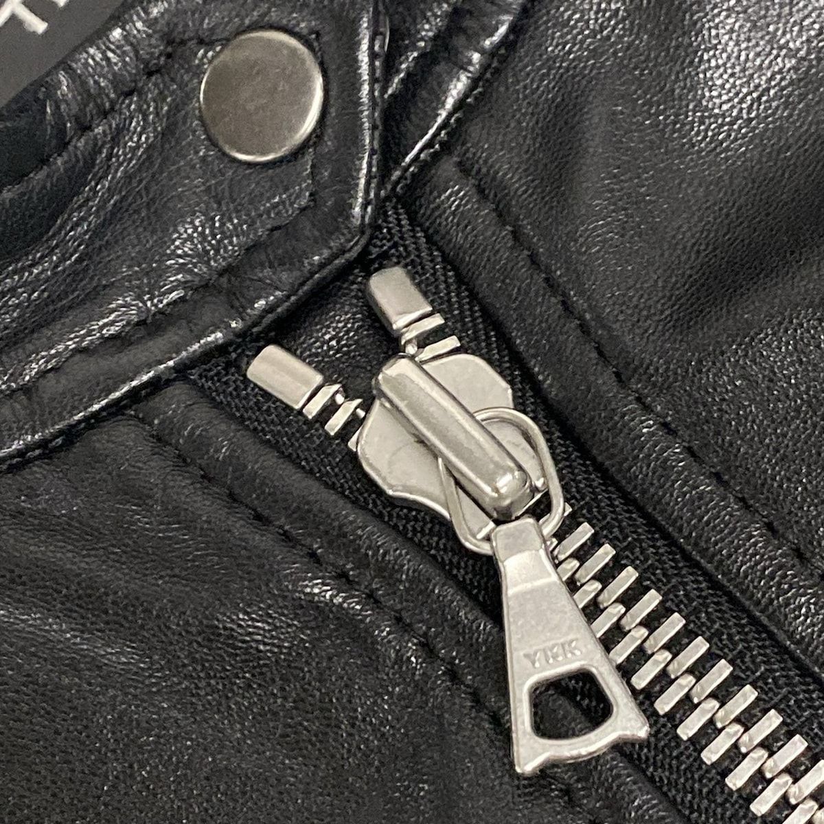 theory セオリー ライダースジャケット サイズS レディース - 黒 長袖 レザー 春 秋 GULLKHAN_COM