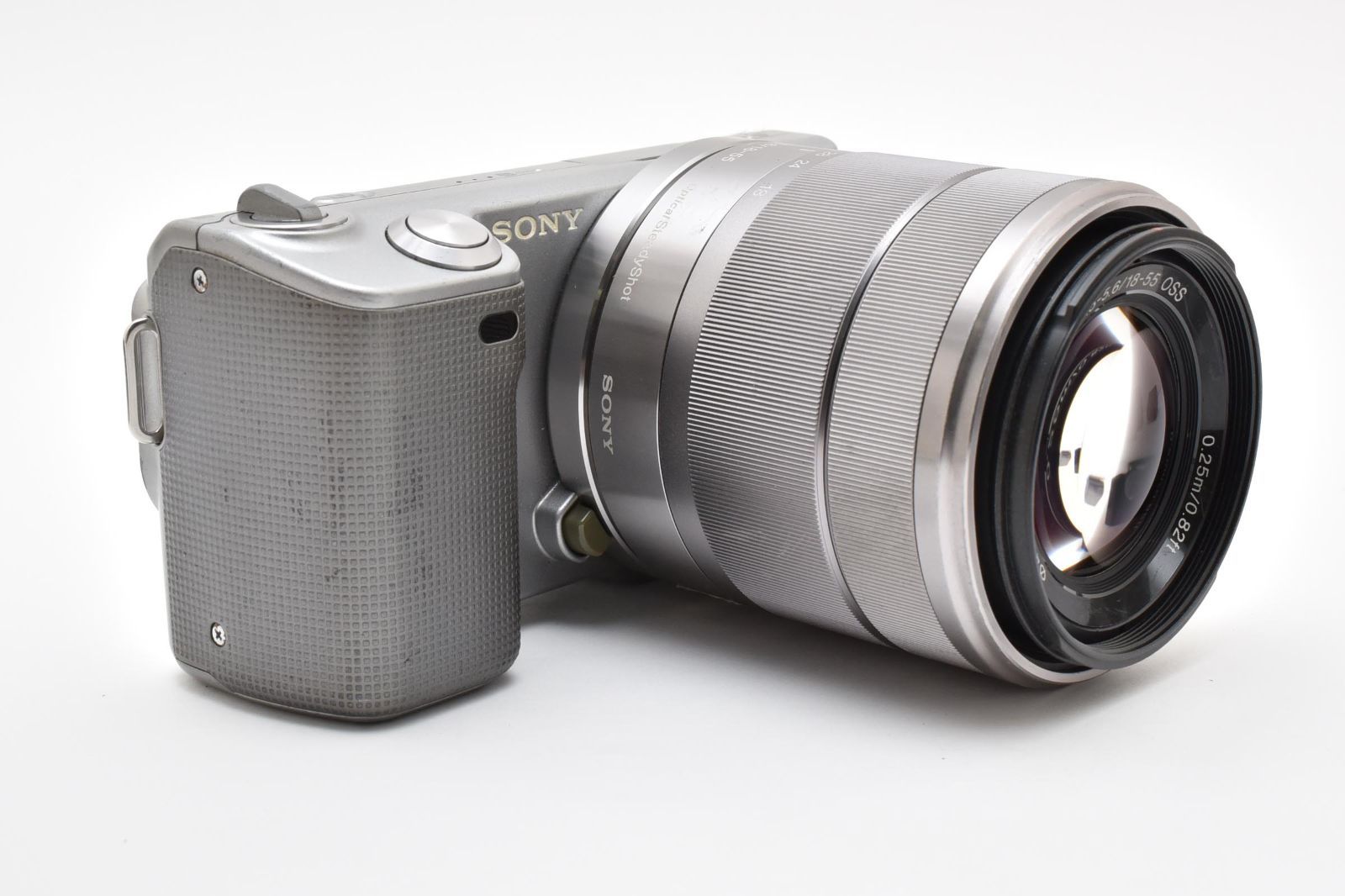 SONY NEX-5N シルバー ボディ ミラーレスカメラ E 18-55mm ソニー NEX-5 18-55mm OSS レンズズームキット シルバー ソニー SONY