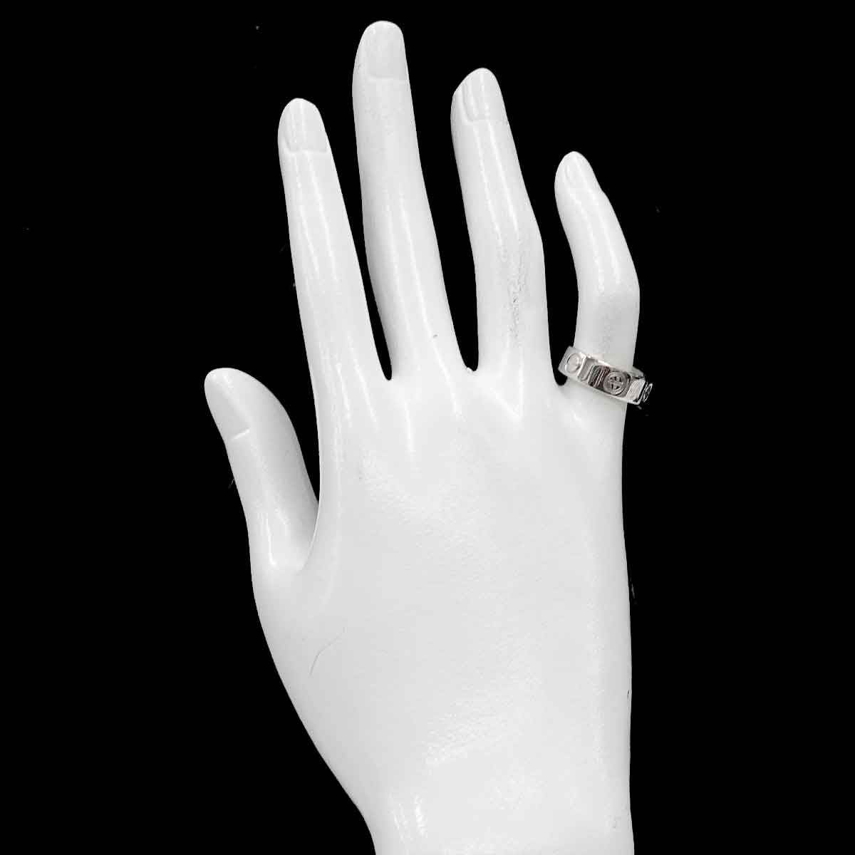 カルティエ　ラブリング　プラチナ　51号 Cartier - カルティエ Cartier ラブ #47 リング ダイヤ 1P Pt
