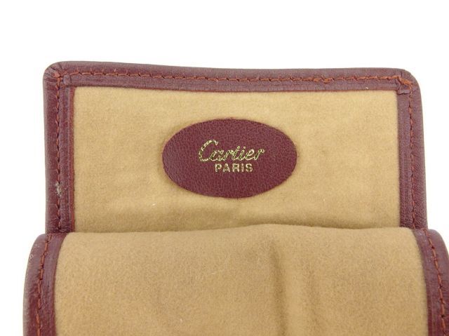 ⭐美品⭐カルティエ　マストライン　メガネケース　レザー カルティエ メガネケース 眼鏡ケース レディース メンズ マスト