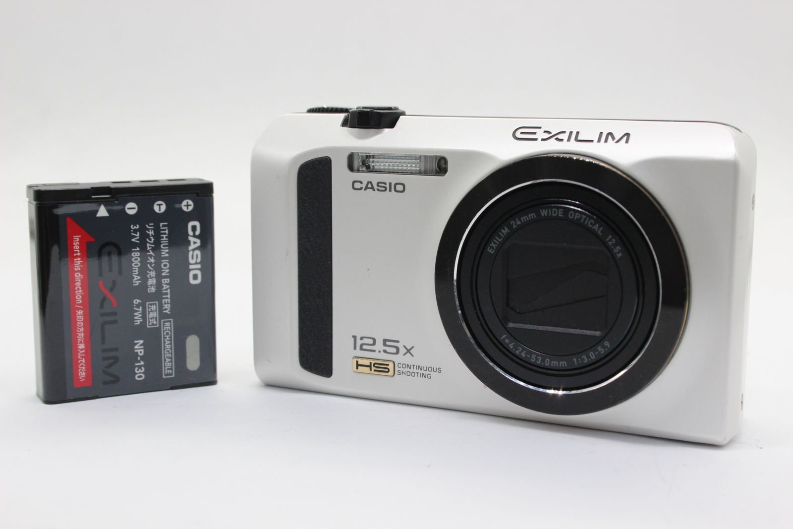 CASIO EXILIM EX-ZR300　中古　バッテリー付き 楽天市場】☆スーパーセール期間中限定ポイント10倍☆カシオ