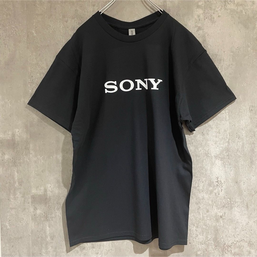 M・L・XL】企業ロゴ SONY ソニー Tシャツ ブラック ヴィンテージ