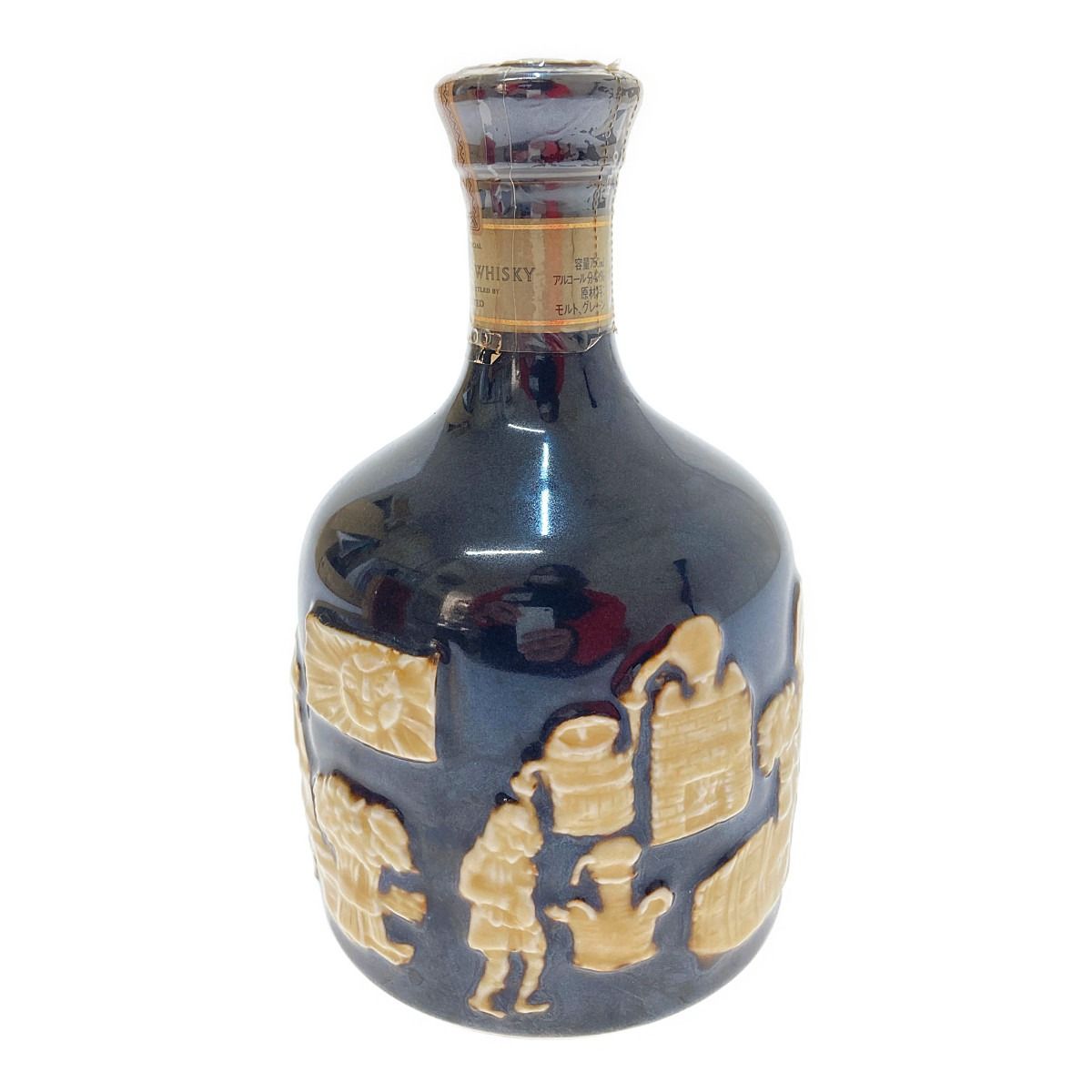 サントリー - SUNTORY THE WHISKY 有田焼 陶器ボトル 未開栓 木箱 未開栓 古酒 木箱 サントリー ザ ウイスキー SUNTORY THE WHISKY