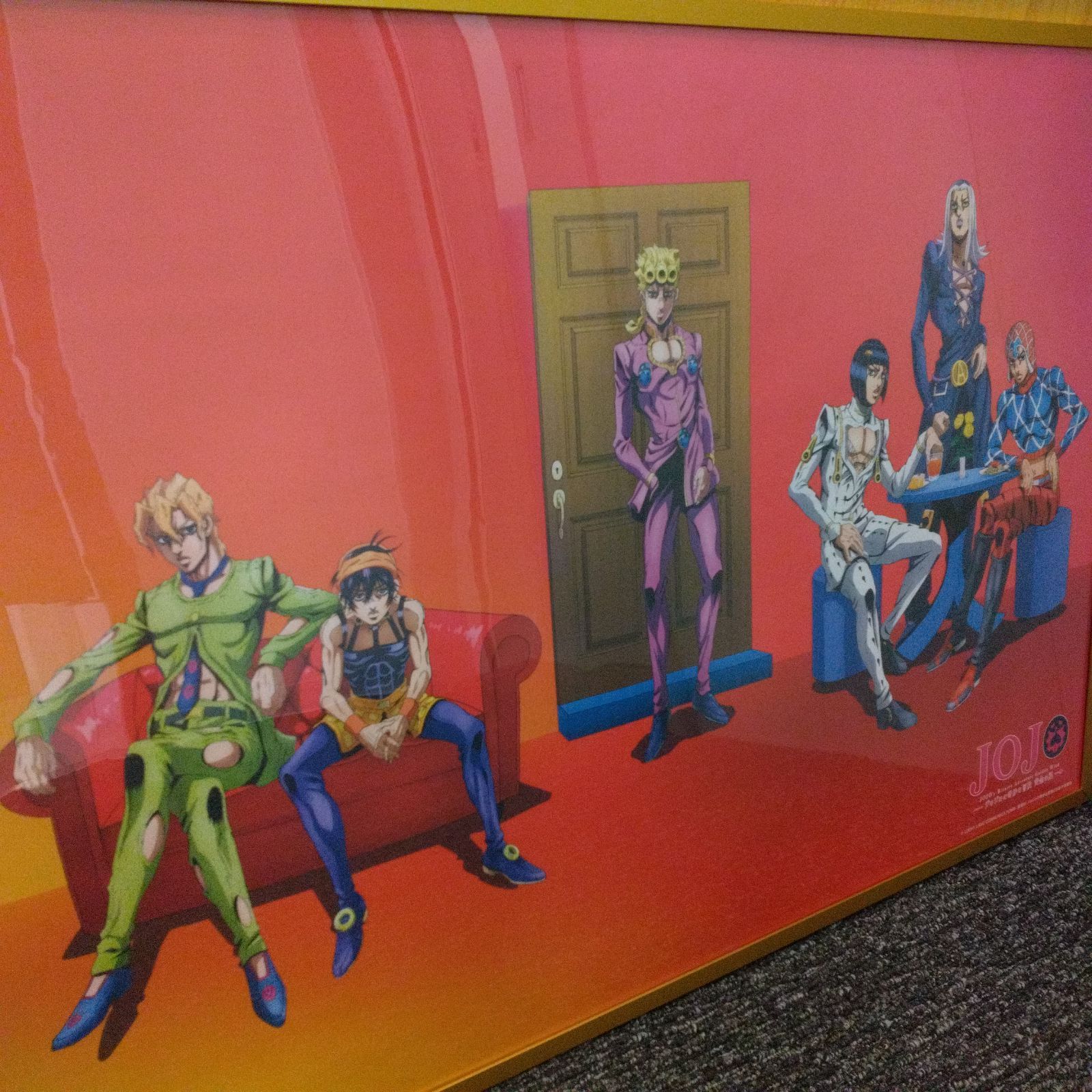 アニメ ジョジョの奇妙な冒険　ポスター　ルミネ コラボ B2サイズ  MT1341