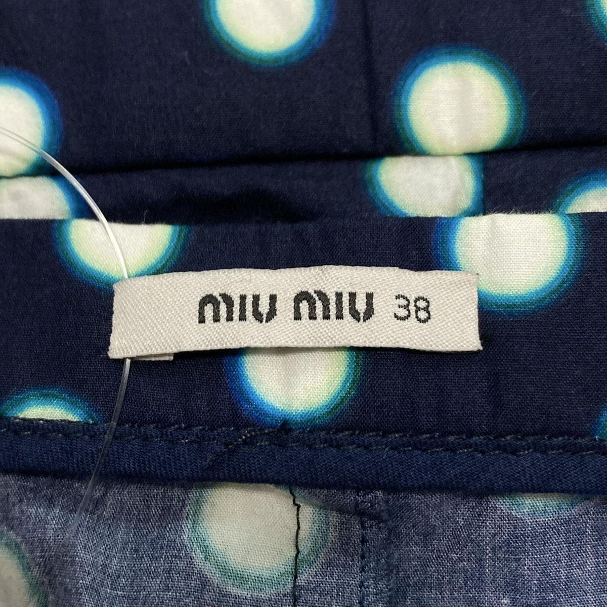 MIUMIU ミュウミュウ　スカート　38 miumiu(ミュウミュウ) ミニスカート サイズ38 S レディース美品