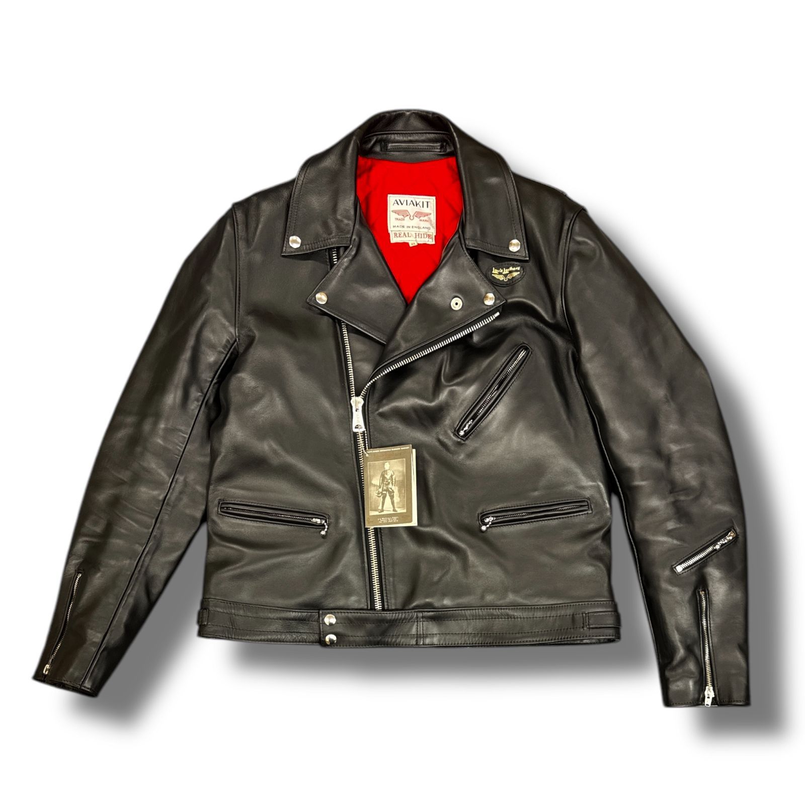Lewis Leathers サイクロン ホースハイド ダブルレザーライダース 