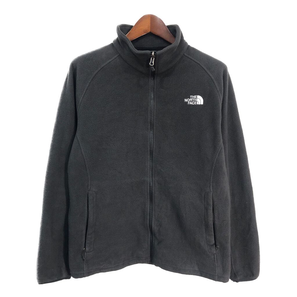 THE NORTH FACE ノースフェイス フリースジャケット アウトドア ブラック (メンズ L) 中古 古着 S6037