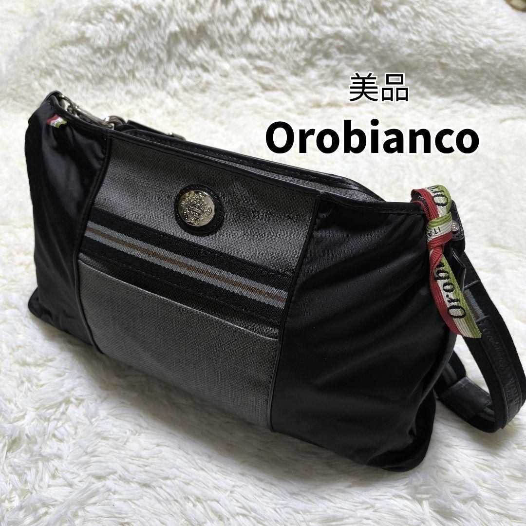 美品　イタリア製　Orobianco　2way ショルダーバッグ　LIMONTA