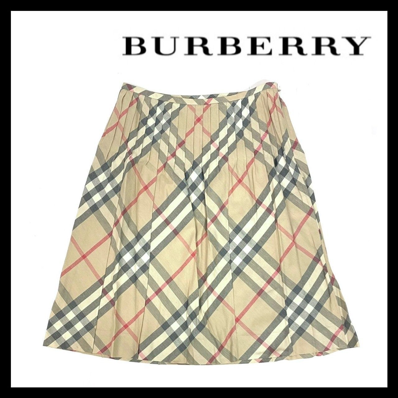 BURBERRY ひざ丈スカート ブラック サイズ40
