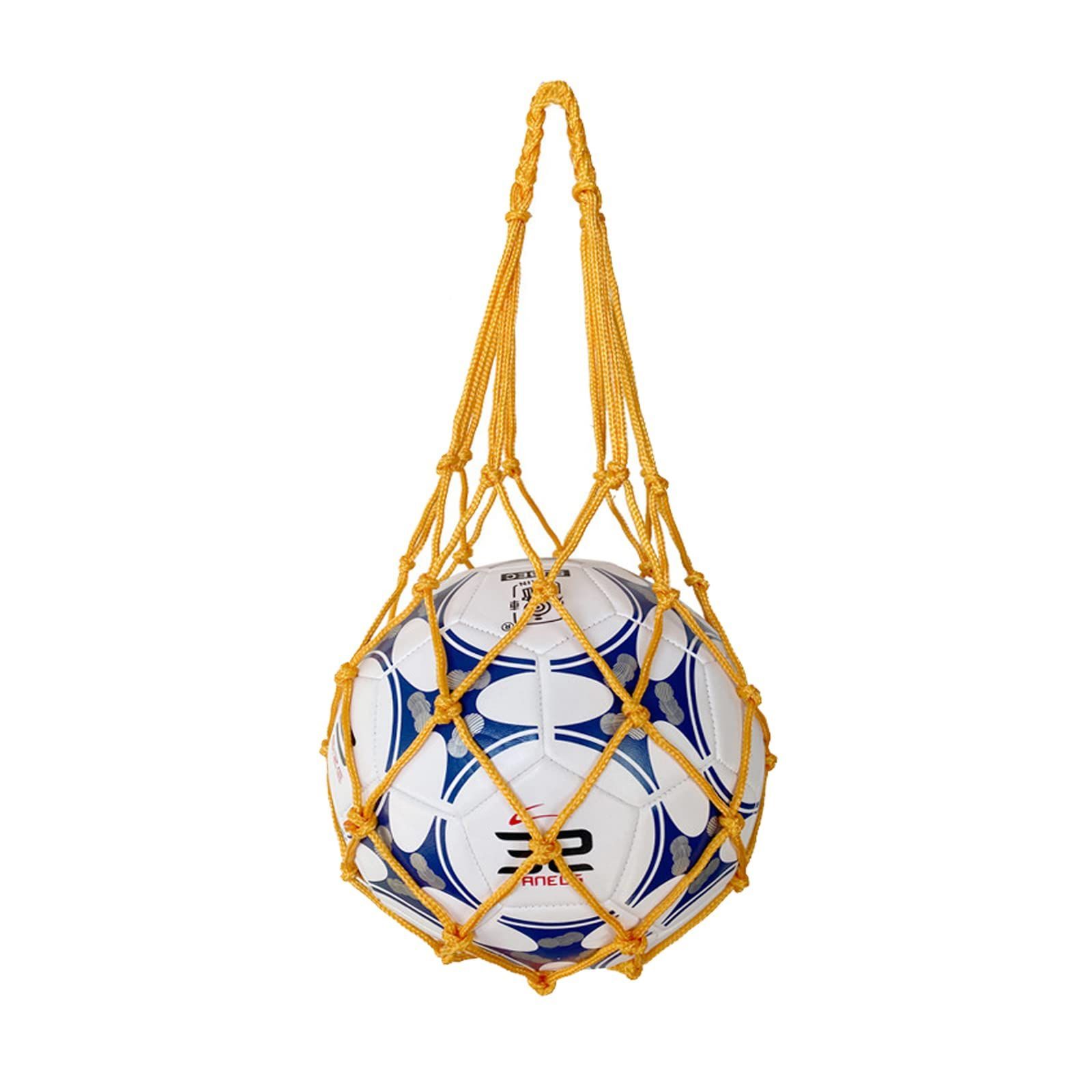 堅実な究極の 収納 サッカー バレーボール バスケットボール用 簡易ボールバッグ 網袋 持ち運び 保管用