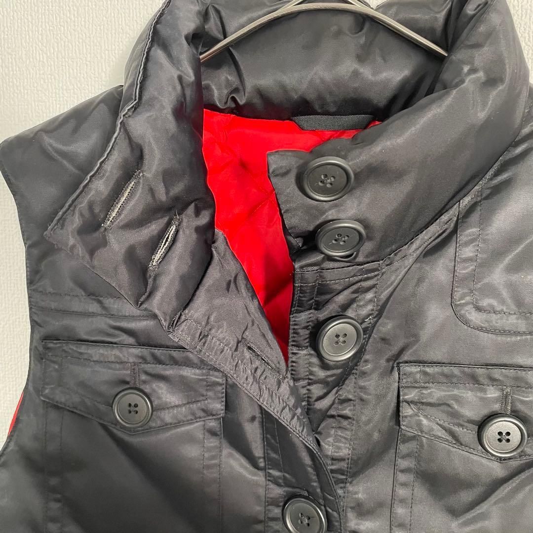 00s GAP ギャップ ナイロンダウンベスト キルティング 黒 ブラック