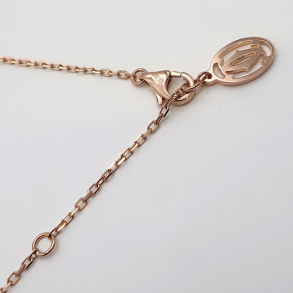 カルティエダムールネックレス ラージモデル ピンクゴールド