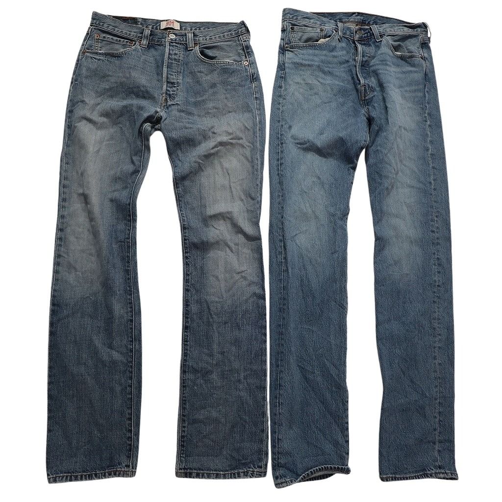 古着卸 リーバイス 501 デニム パンツ 8枚セット メンズ 31 32 フェード アメカジ ヒゲ コインポケット 古着 NC1328 KIN-KAAI_COM