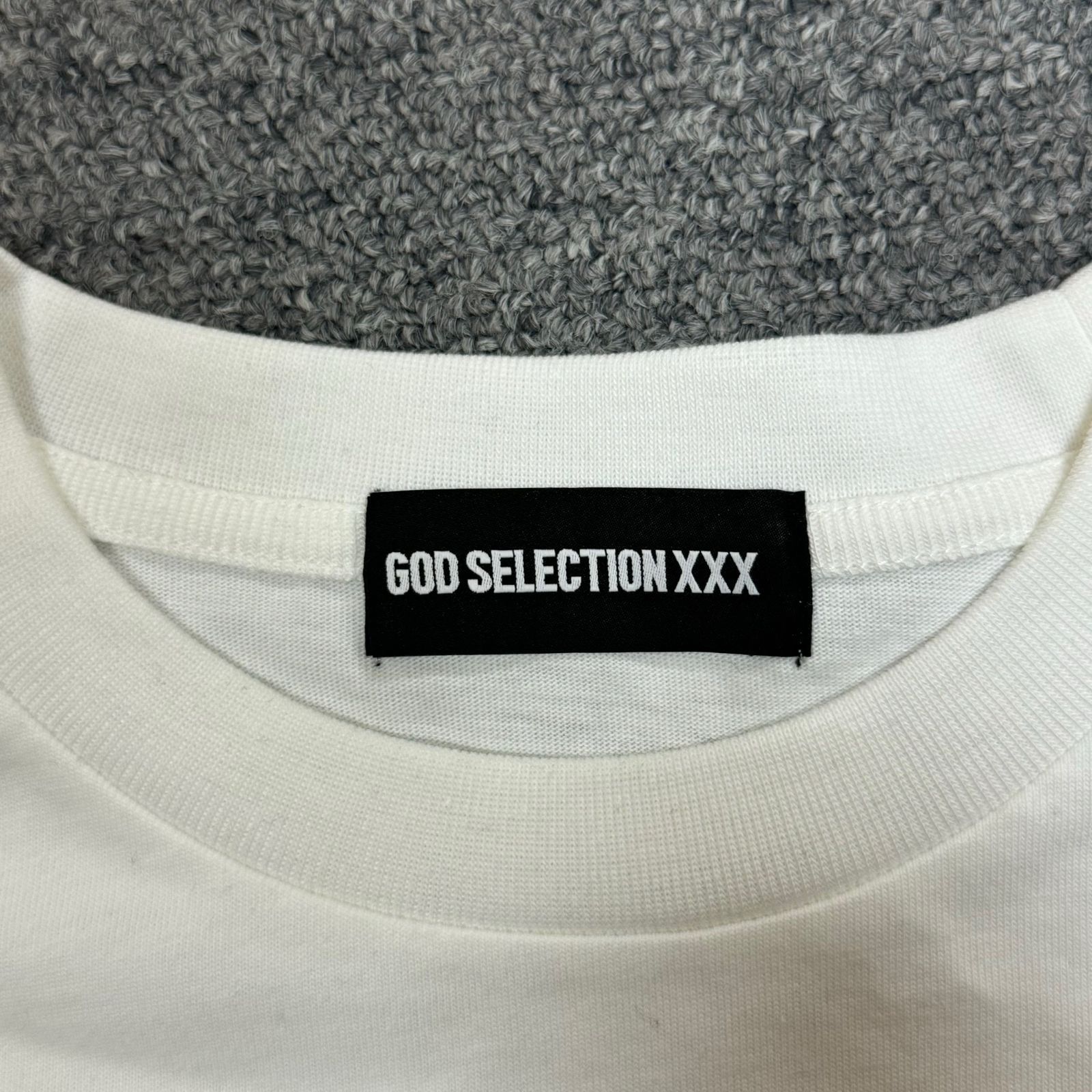 定価17600円 GOD SELECTION XXX × KOUSUKE KAWAMURA 23SS BOX LOGO TEE ボックスロゴTシャツ  カットソー ゴッドセレクション 河村康輔 コラボ GX-S23-KKST-01 ホワイト M 64977A6 - メルカリ