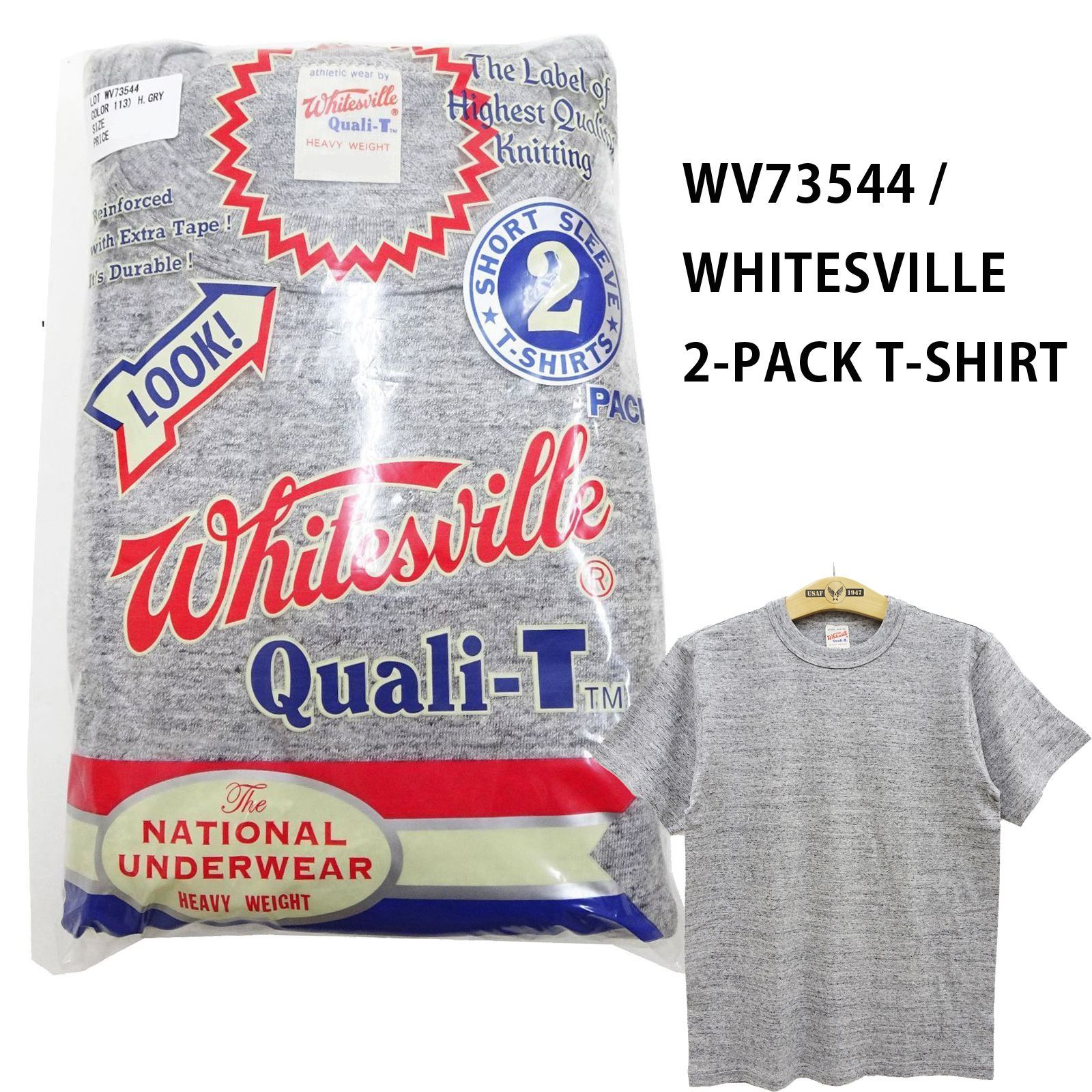 2-PACK T-SHIRT | WHITESVILLE(ホワイツビル) ⁄ 東洋エンタープライズ 