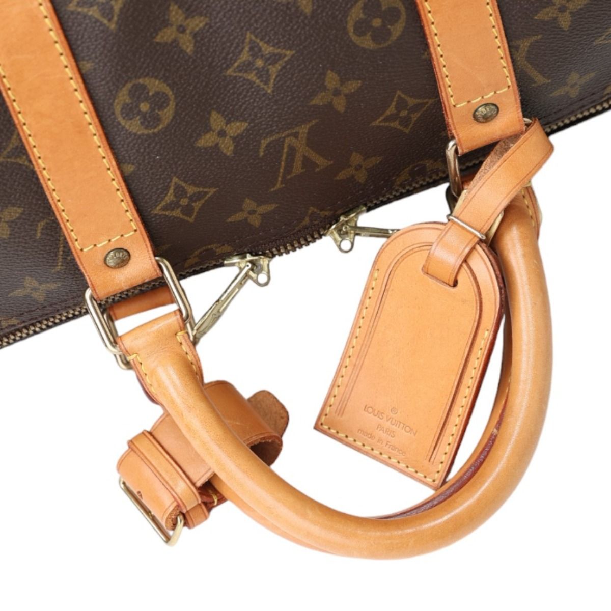 ルイヴィトン M41424 モノグラム 旅行かばん キーポル55 ボストンバッグ LOUIS VUITTON ブラウン - メルカリ