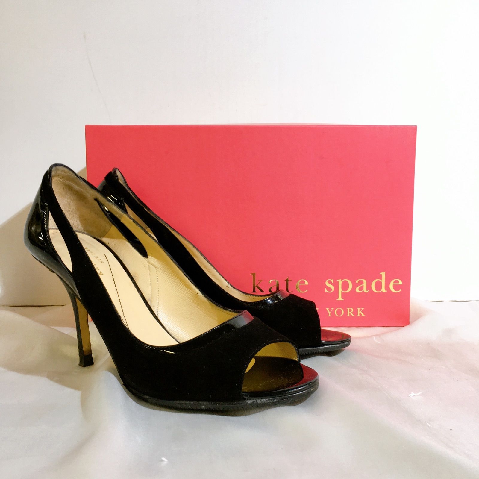 kate spade スウェード ヒール-