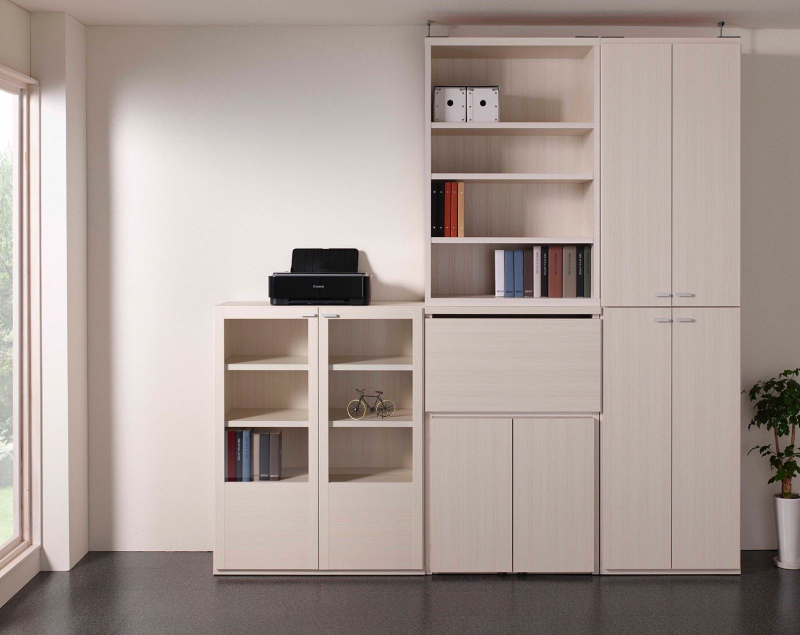 幅60×高さ113cm リビングシェルフ