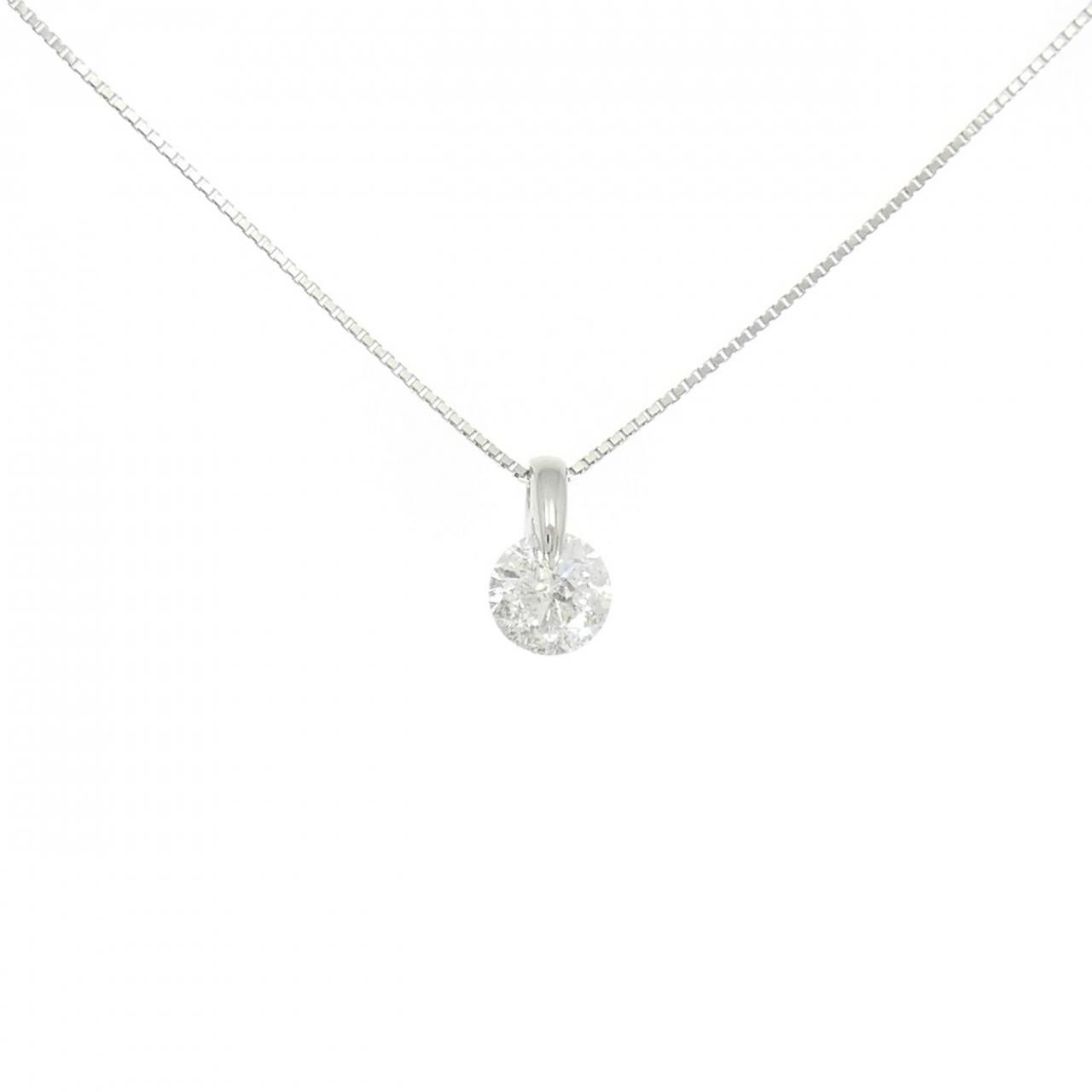 PT900|PT850 ソリティア ダイヤモンド ネックレス 1.017CT
