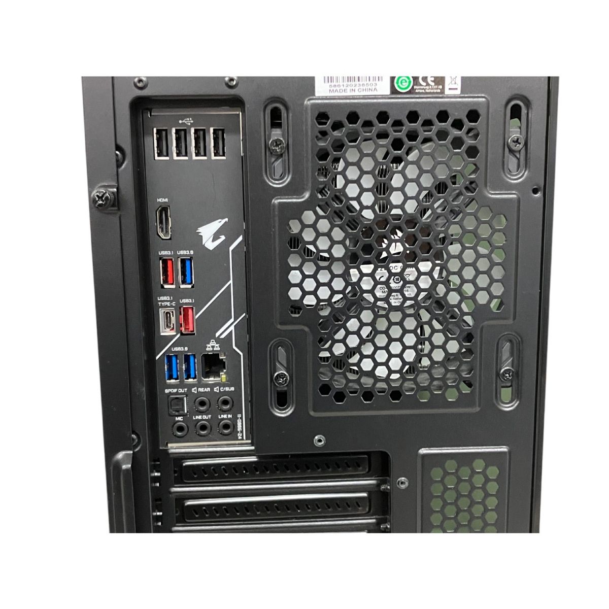 自作 OSなし デスクトップPC メモリ16GB M.2 SSD 256GB M/B Z390
