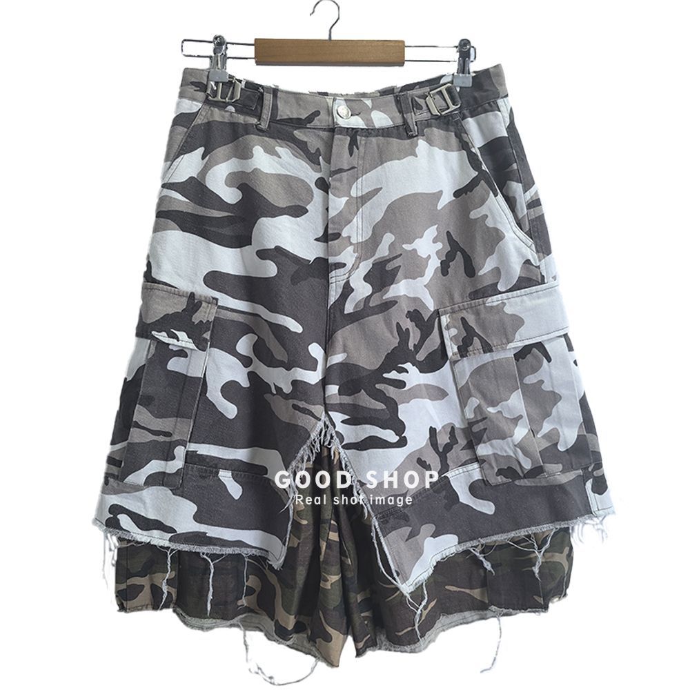 プロジェクトGR レイヤード スカート カーゴ ショートパンツ PROJECT G