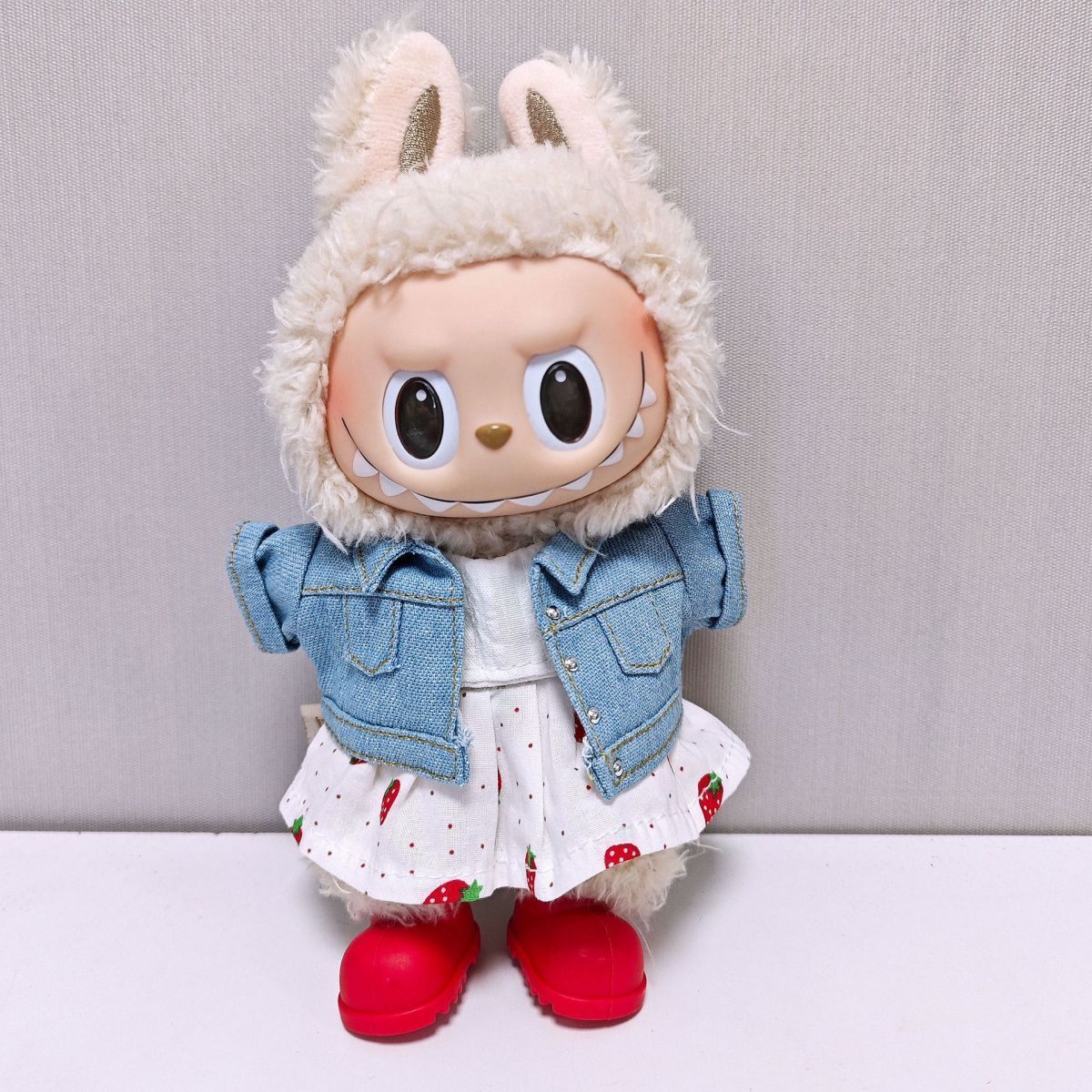 3点セット ゲーム・おもちゃ・グッズ ラブブ labubu ぬいぐるみ服着せ