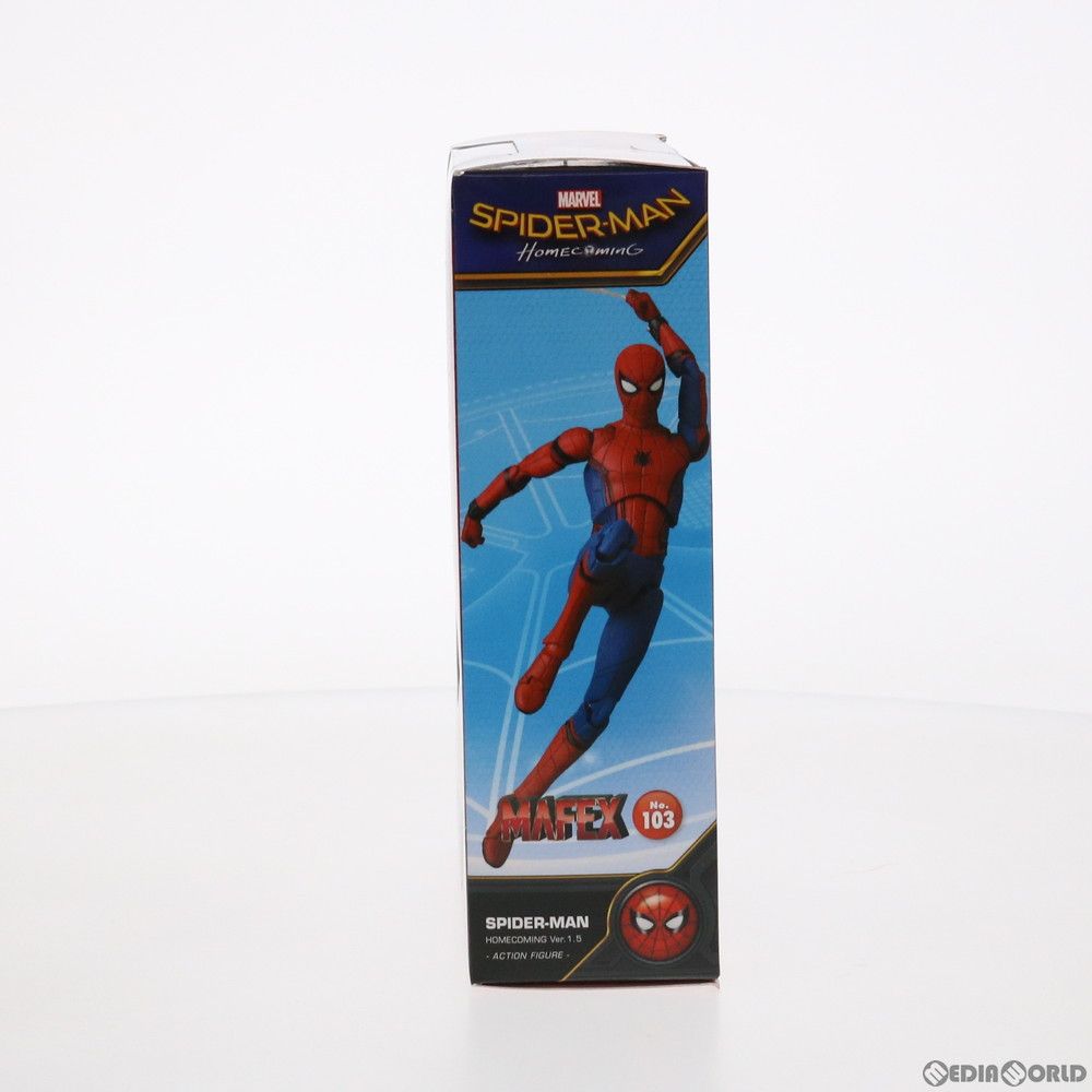 マフェックス No.103 MAFEX SPIDER-MAN(HOMECOMMING Ver.1.5) スパイダーマン:ホームカミング 完成品  可動フィギュア メディコム・トイ - メルカリ