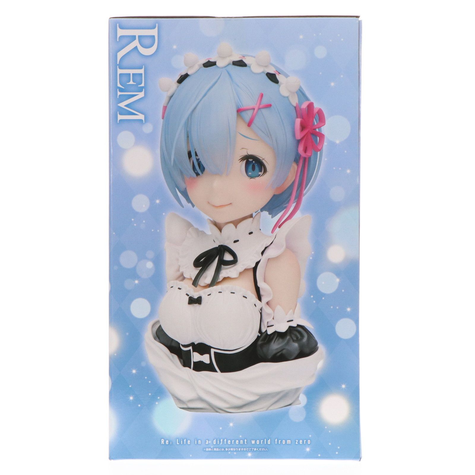ラストワン賞 レム 照れ顔 アートスケールフィギュア 一番くじ Re ゼロから始める異世界生活-あなたに 精霊の祝福がありますように- プライズ 893 バンダイスピリッツ