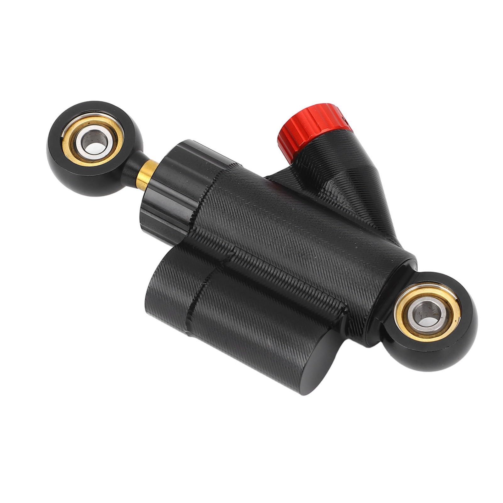 黒 オートバイステアリングダンパースタビライザー CNC調整 なアルミニウム合金バイク用ユニバーサル安全制御