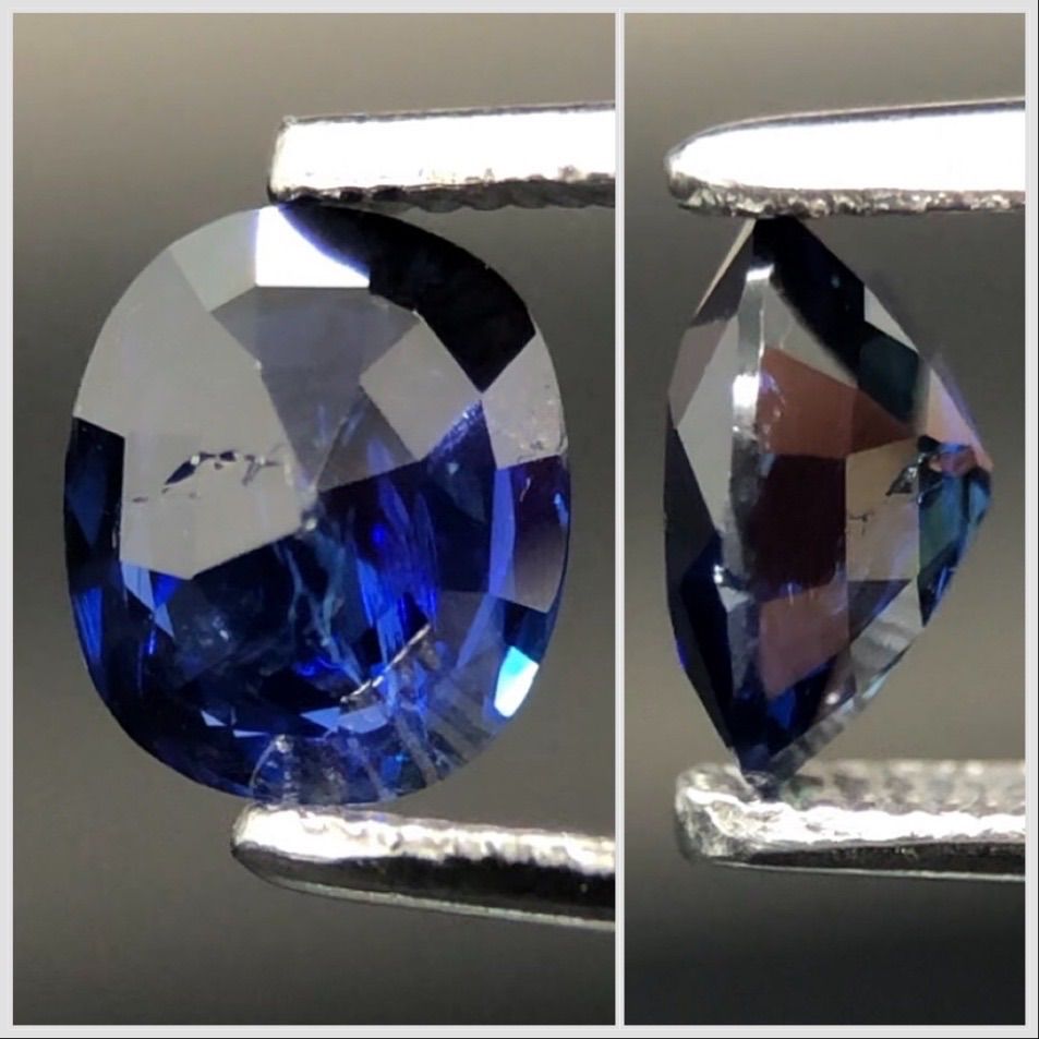 特価！非加熱 モゴック ブルーサファイア K18 鑑別書 ノーヒート ビルマ 非加熱 モゴック ブルーサファイア K18 鑑別書 ノーヒート ビルマ