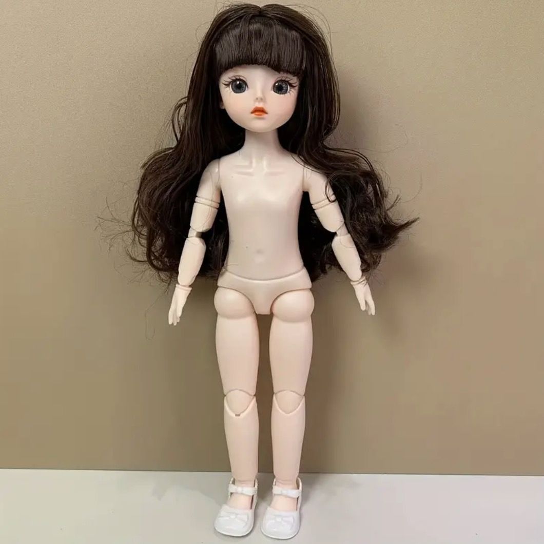 着せ替え人形 30cm バービー人形 1/6スケール 女の子 ボディ 全身 汎用 巻き髪 かわいい おしゃれ 人形 ドール 素体 おもちゃ 関節可動  フィギュア t156 - メルカリ